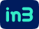 Blauw logo met het woord