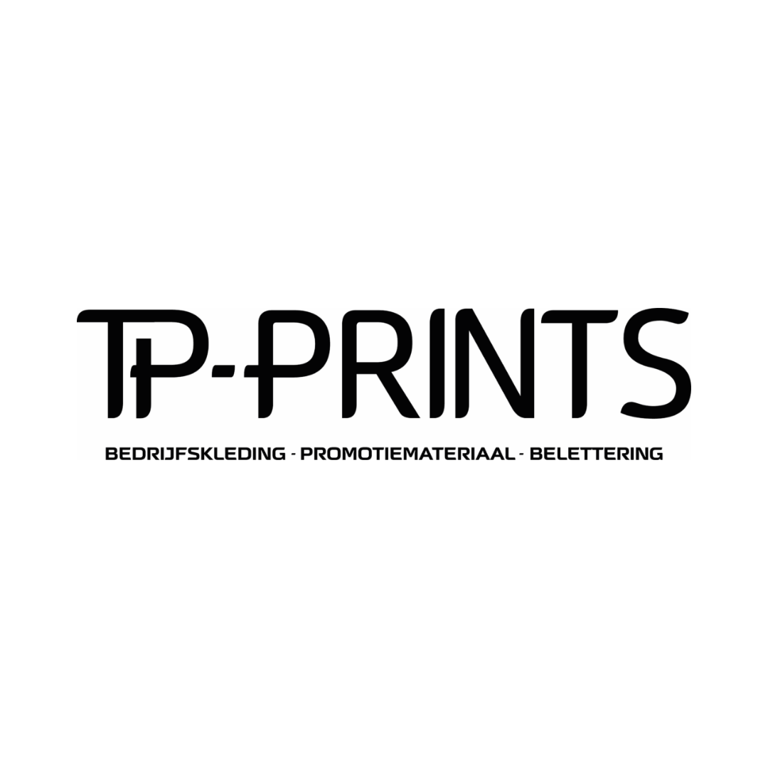 TP-PRINTS logo with text for