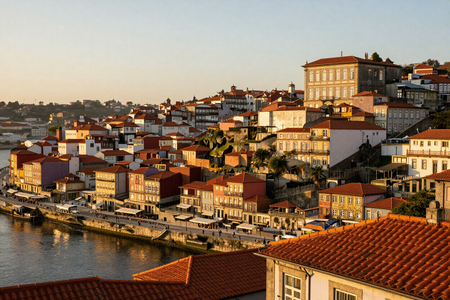 Porto, Portugal at golden hour