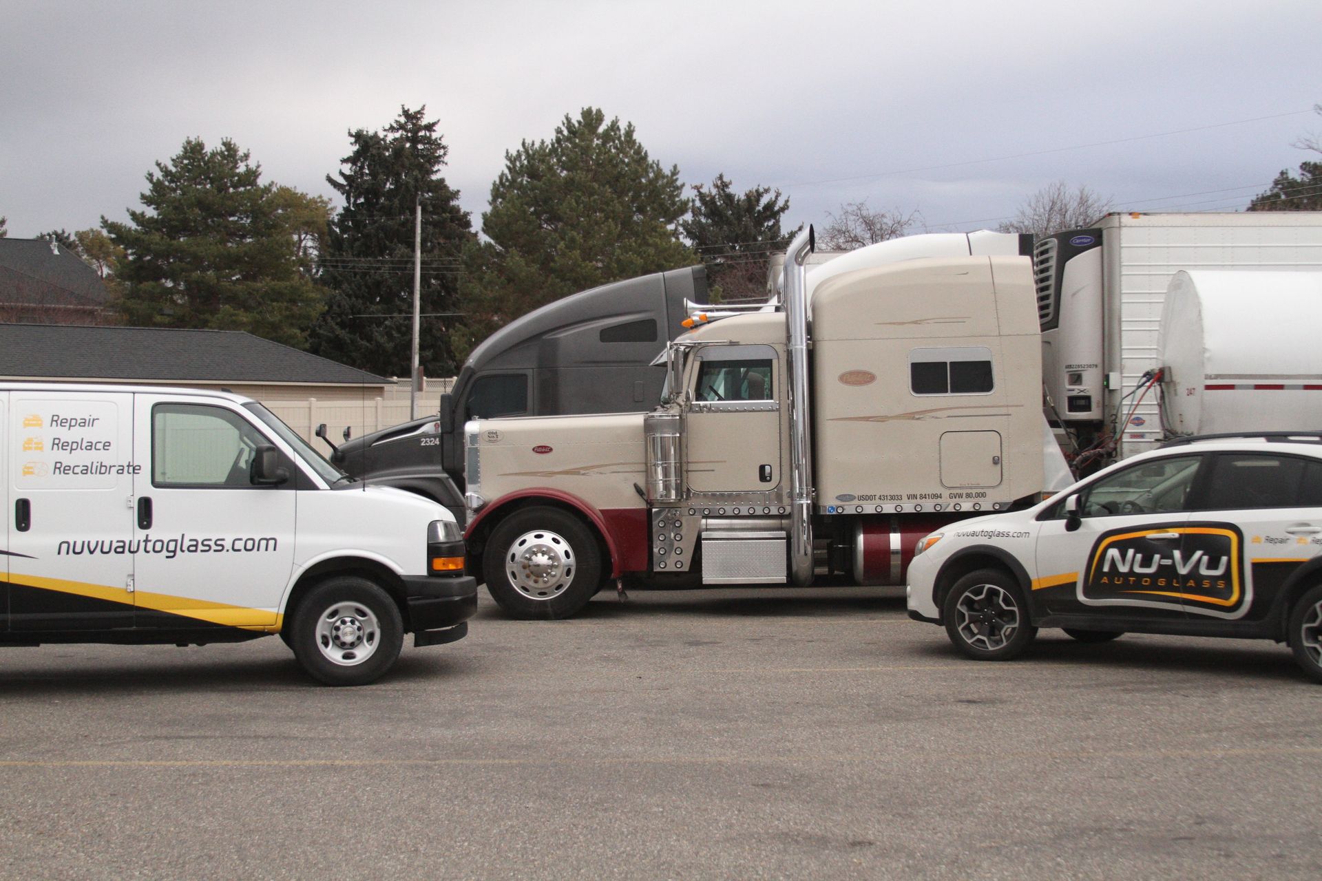 Semi-truck windshield repair in Montpelier, ID