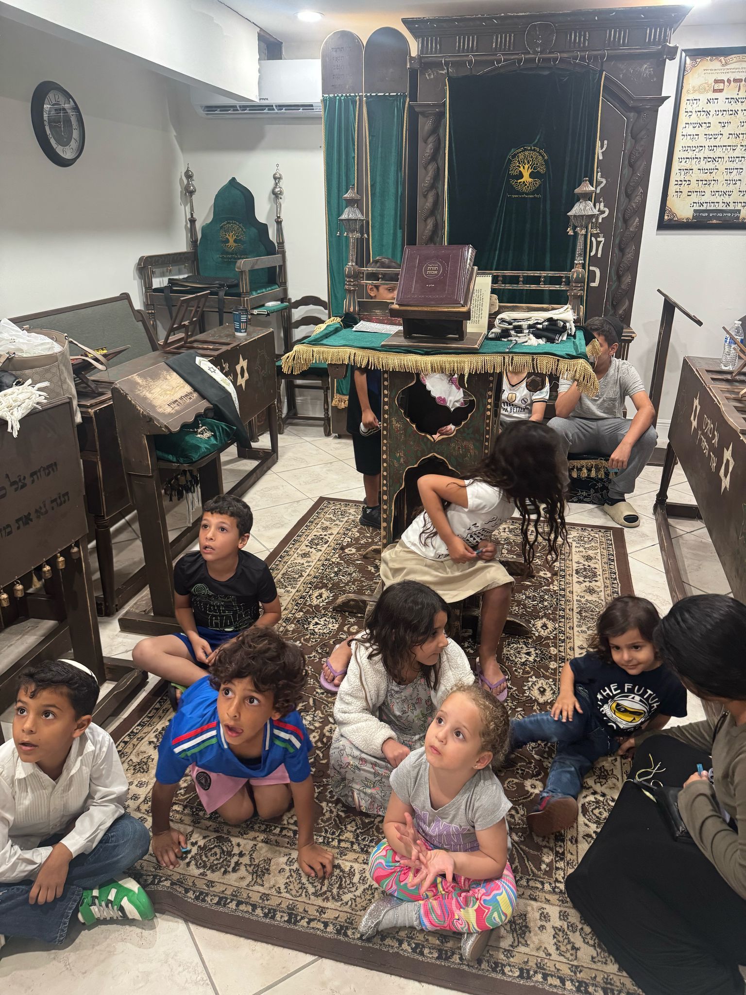 Fathers and sons sharing special moments at the Or Hamaharitz event on February 8, 2024