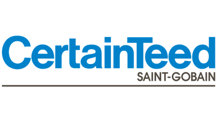 CertainTeed Saint-Gobain logo in blue and black