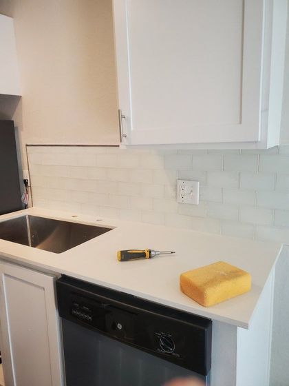a kitchen counter