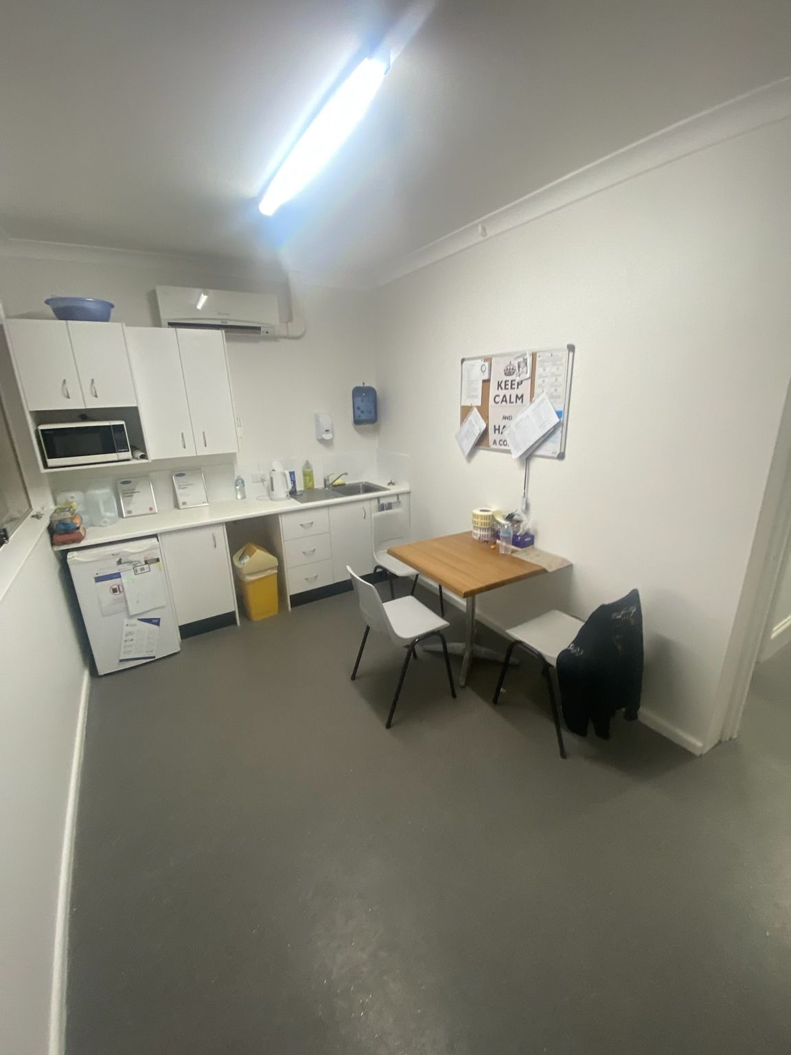A Small Staff Break Room With a Kitchenette — Robert Seeliger Painter & Decorator in Dubbo, NSW