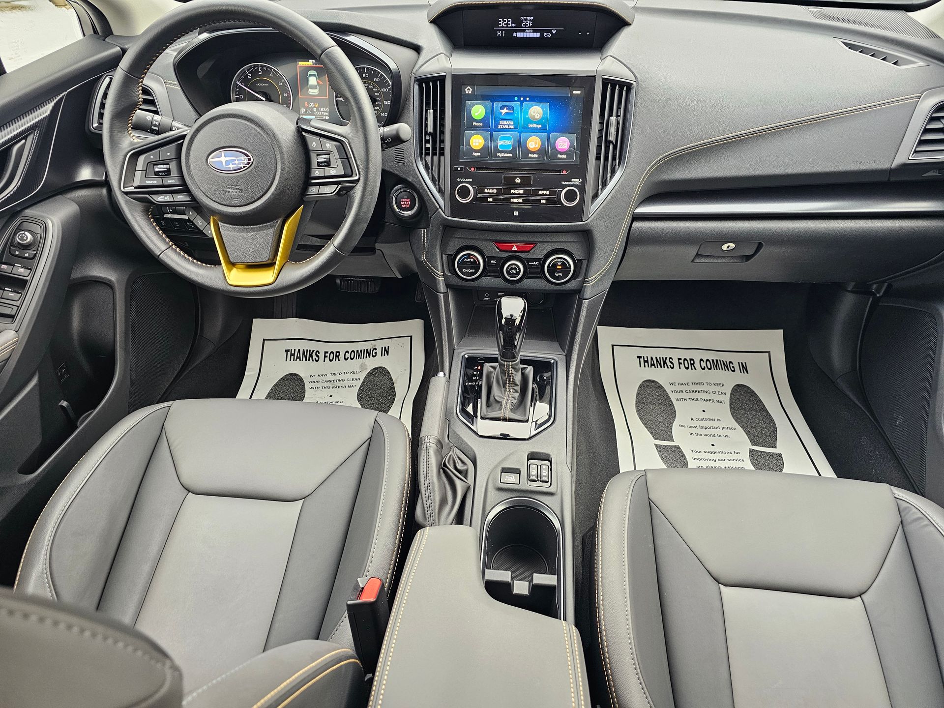 Subaru Crosstrek Interior Detail