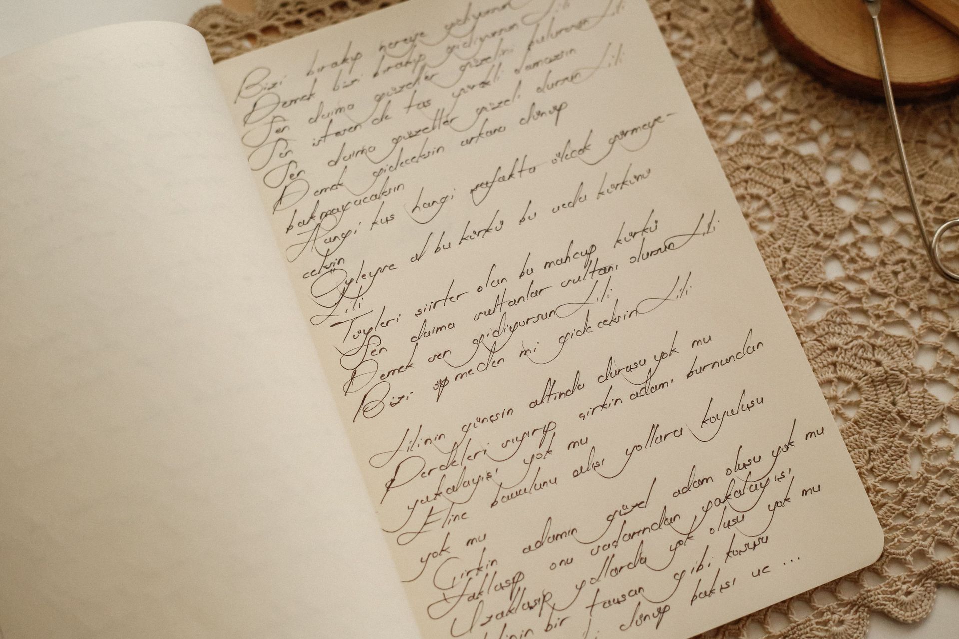 a page of cursive handwriting
