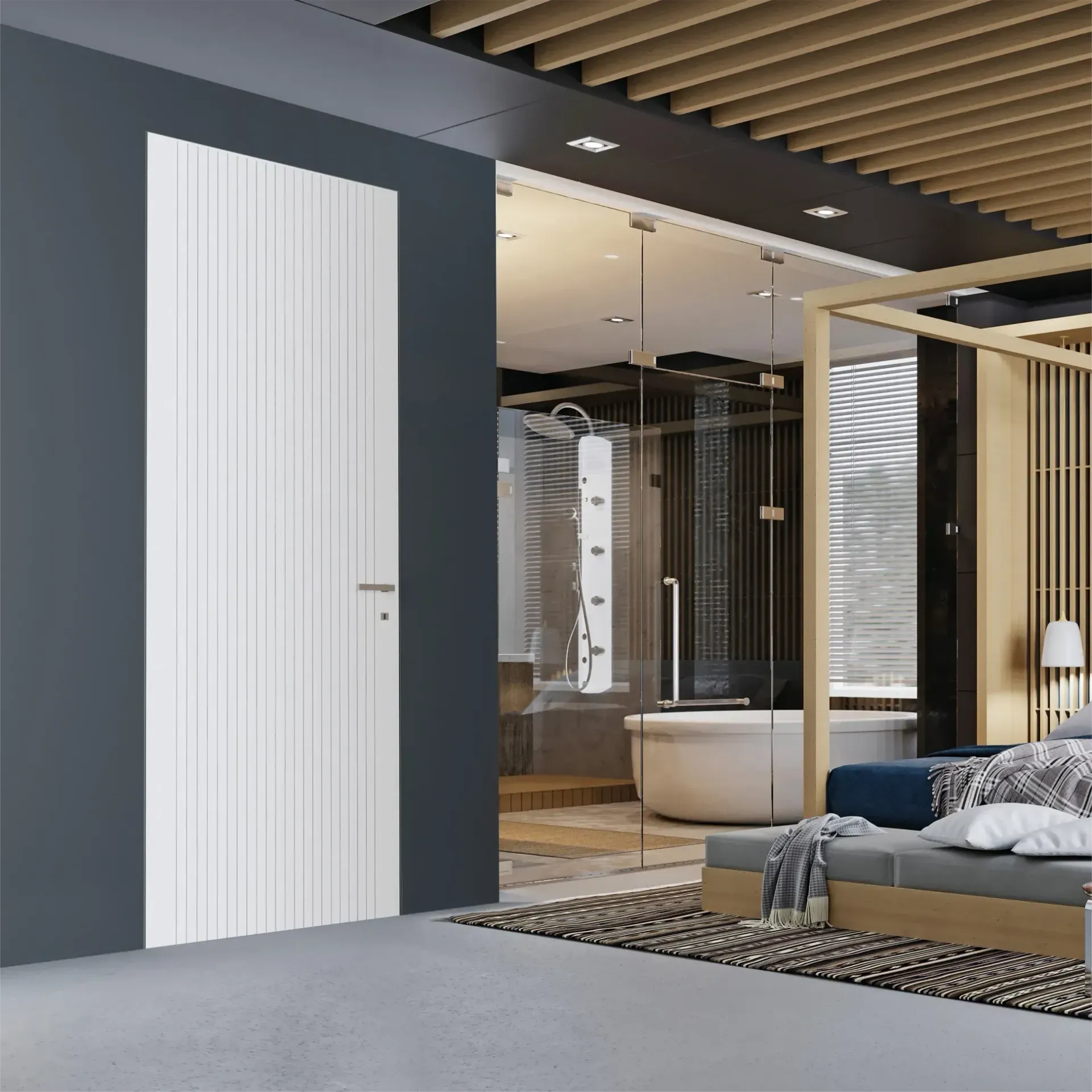 porta per interni in laminato di Battisti Serramenti a Sover, Trento