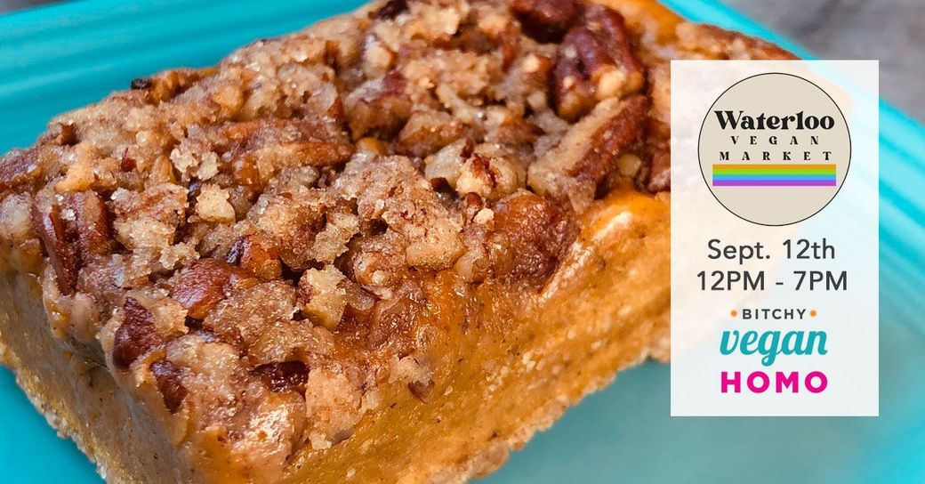 Waterloo Vegan Market September 12th