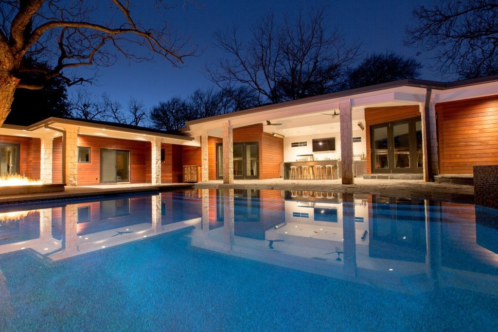 large backyard pool