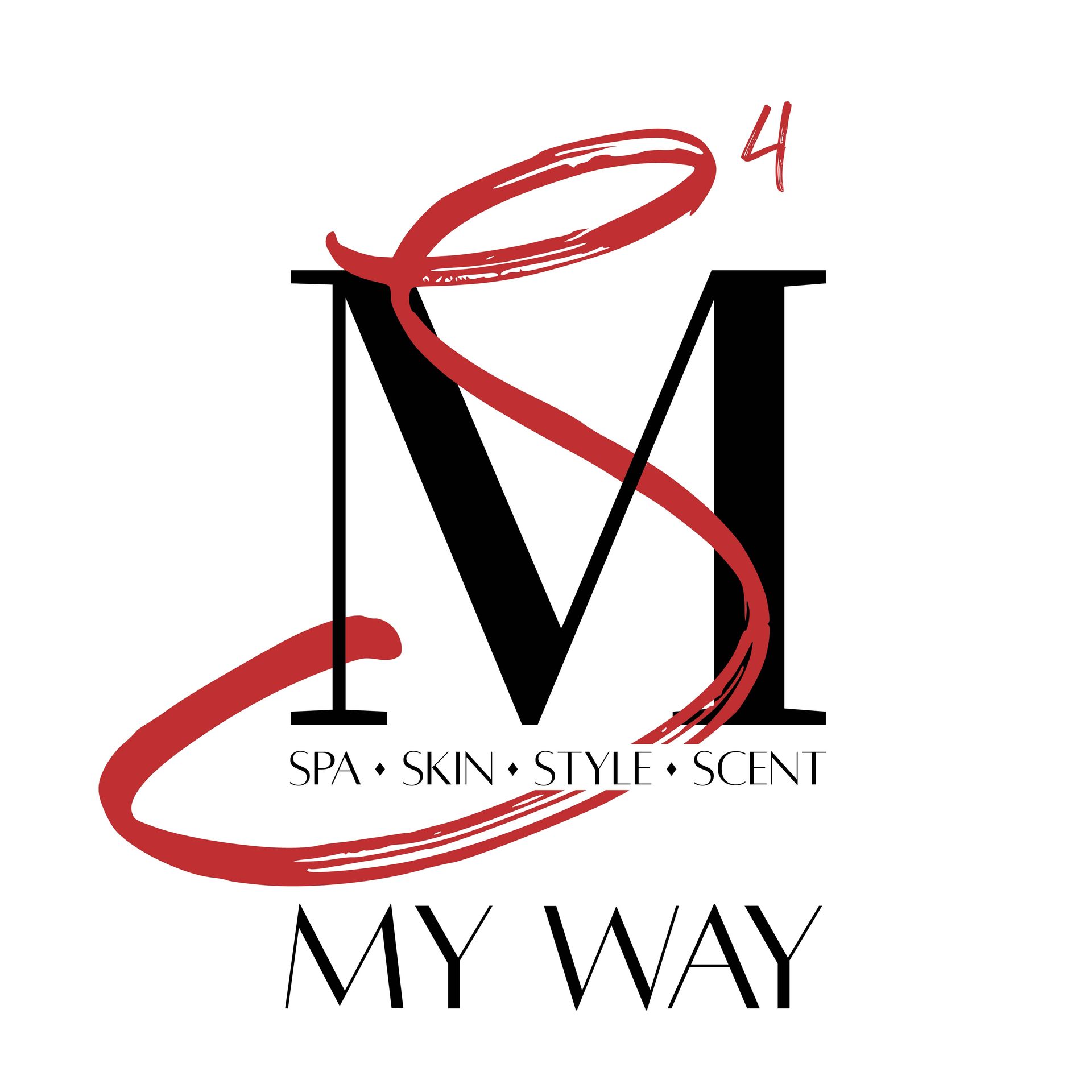 Stylized gold and red intertwined zigzag logo on a white background