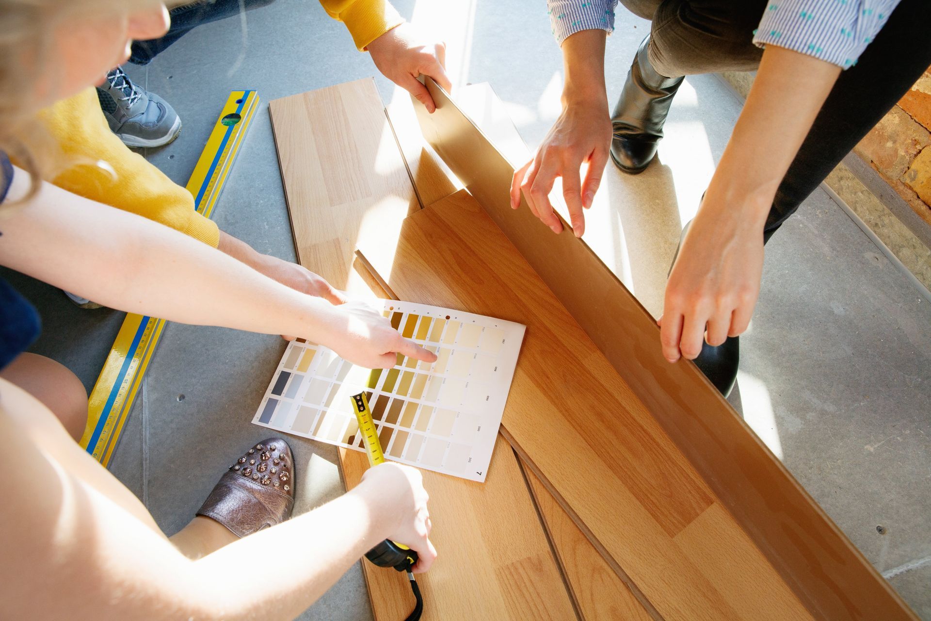 Furnishing colour selection
