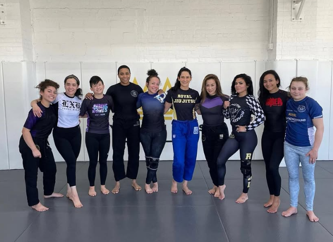 Kids practicing safe grappling drills at Royal Jiu-Jitsu Queens in Queens, NY, building confidence.
