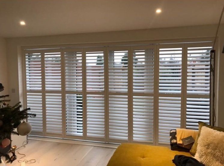 Berkshire tracked plantation shutters