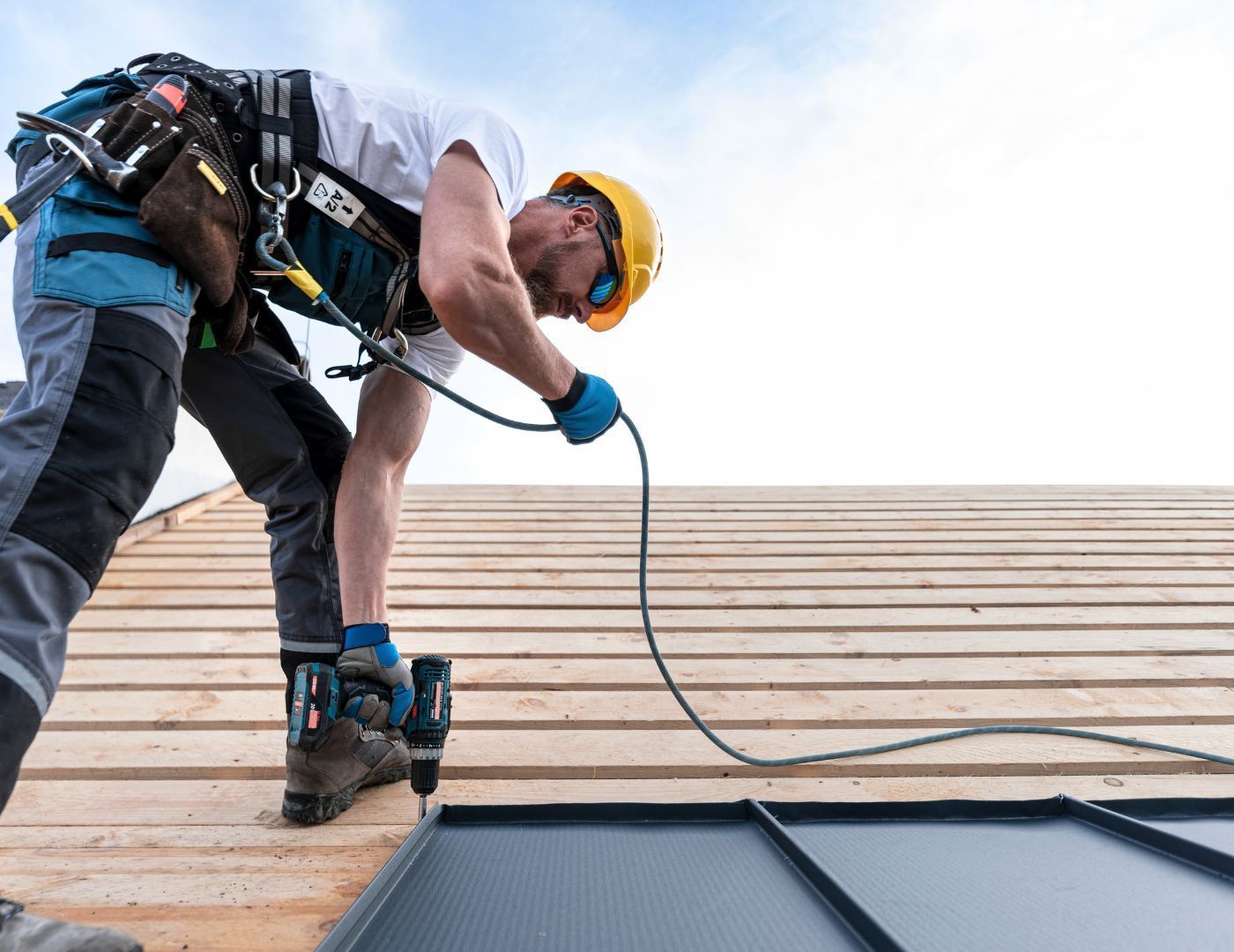 Low-slope commercial roof evaluated for a coating restoration system