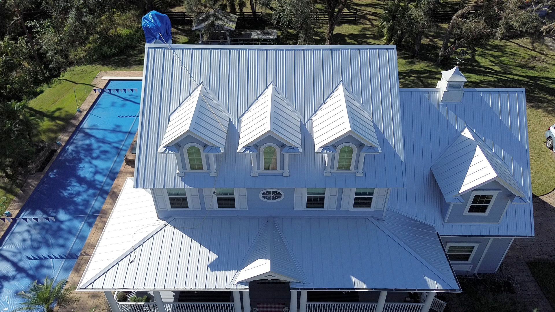 Metal roofing service by Rhyne Roofing in Central Florida