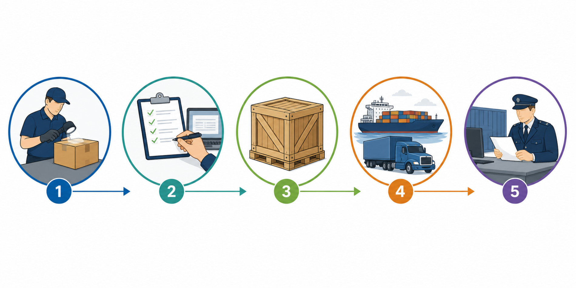 marine diesel engines export process infographic