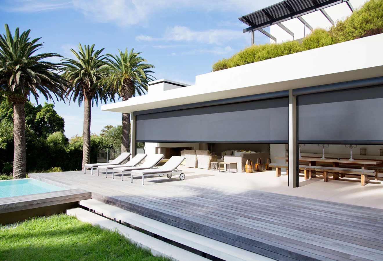 There is a Swimming Pool in the Backyard of a House — Cover Me NQ in Currajong, QLD