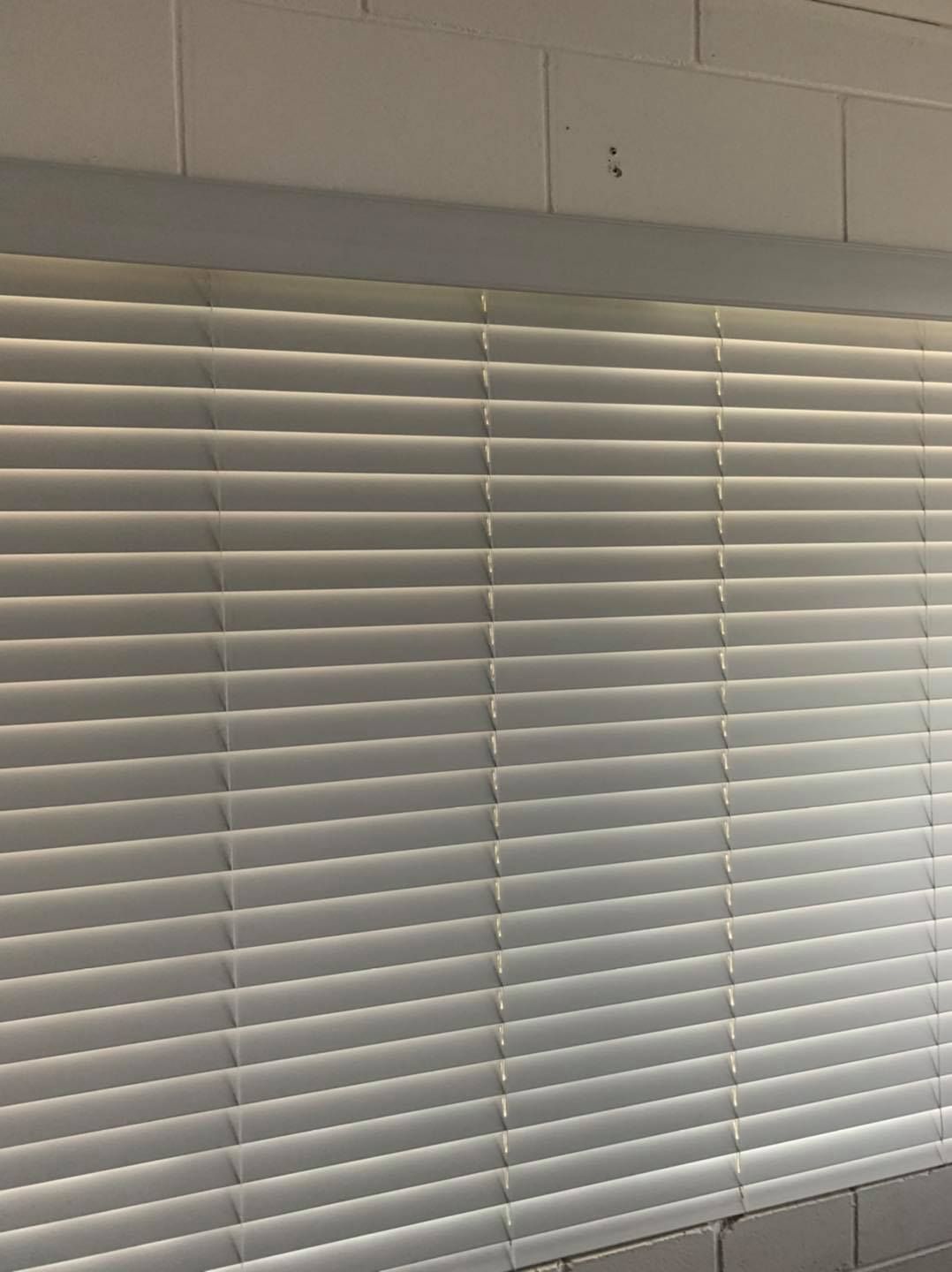 A Close Up of a White Blind on a Window — Cover Me NQ in Currajong, QLD