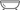 Simple black-and-white bathtub icon with two feet at the bottom