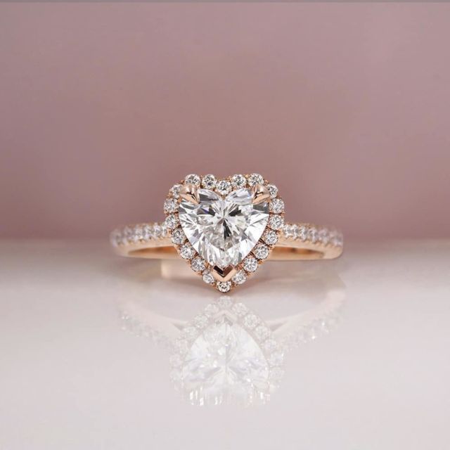 kimberfire heart-shape engagement ring