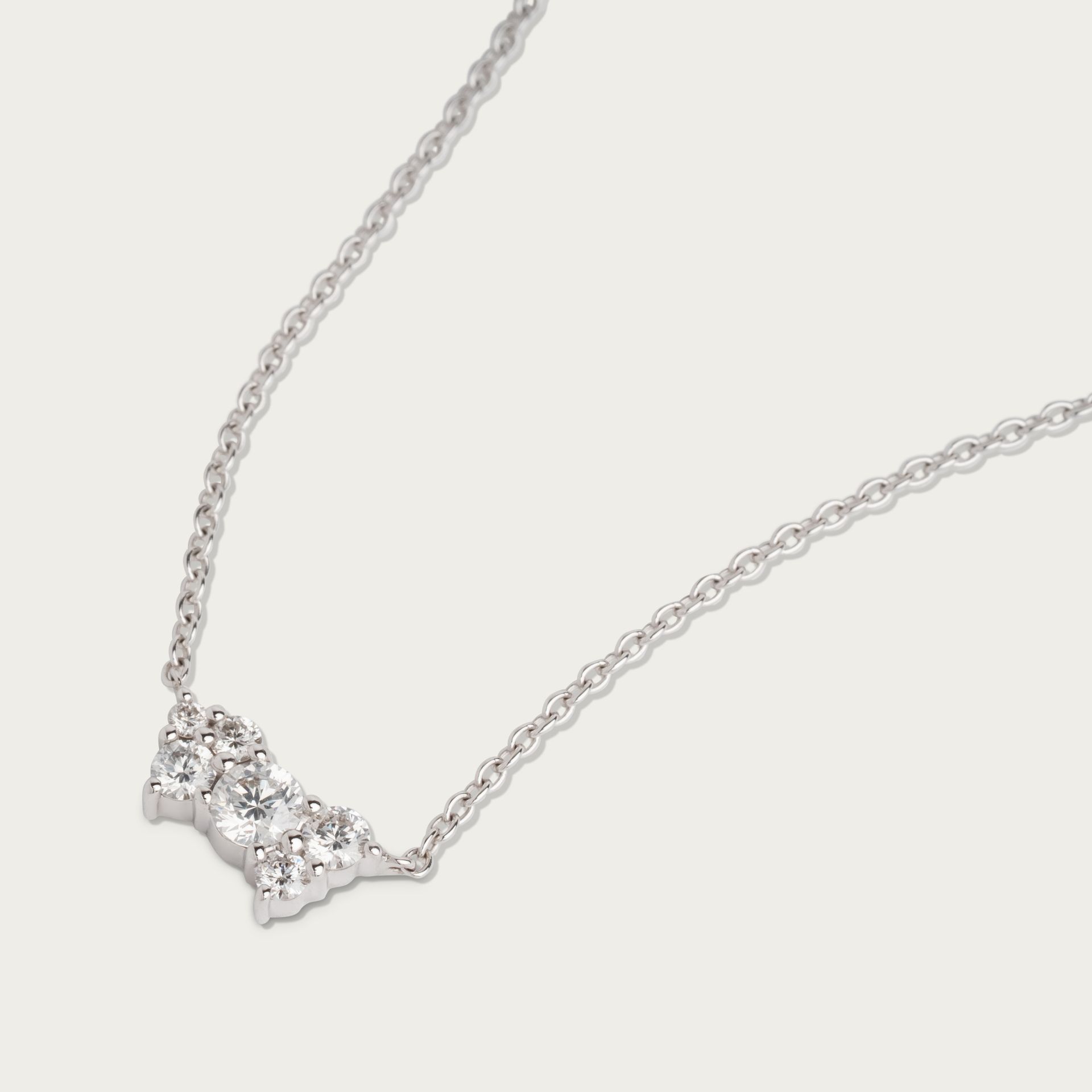 Kimberfire constellation Necklace in white gold.