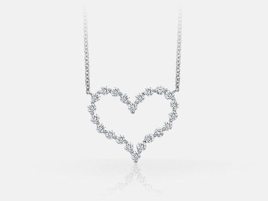 Heart Shape Diamond Pendant