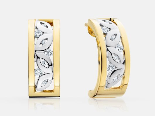 SAZ184 Diamond Earrings