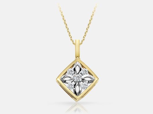 SAZ33 Diamond Pendant