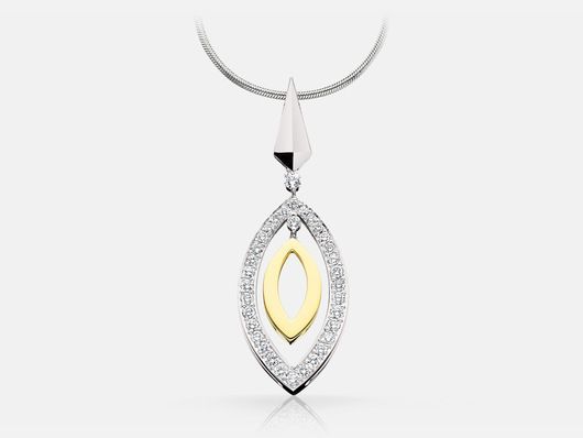SAZ347 Diamond Pendant