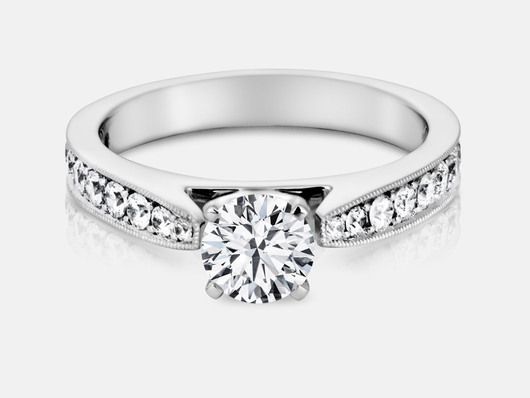 SAZ72 Vintage Engagement Ring