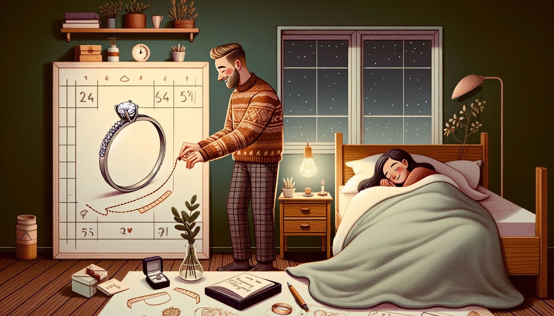 How to Figure Out Your Partner's Ring Size Secretly