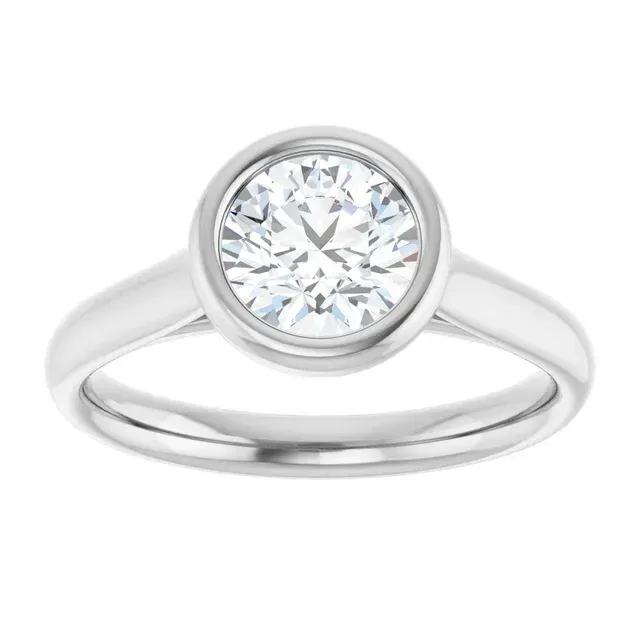 No.2 solitaire engagement ring.