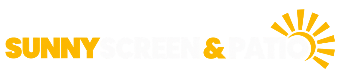 Orange “SUNNY” text with a sunburst icon and an ampersand on a white background