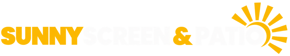 Yellow “SUNNY” text with a sun icon and an ampersand on a white background