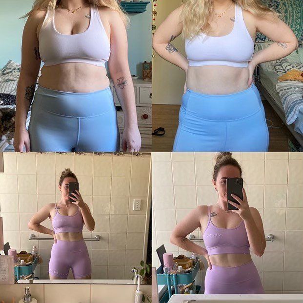 Client before and after picture