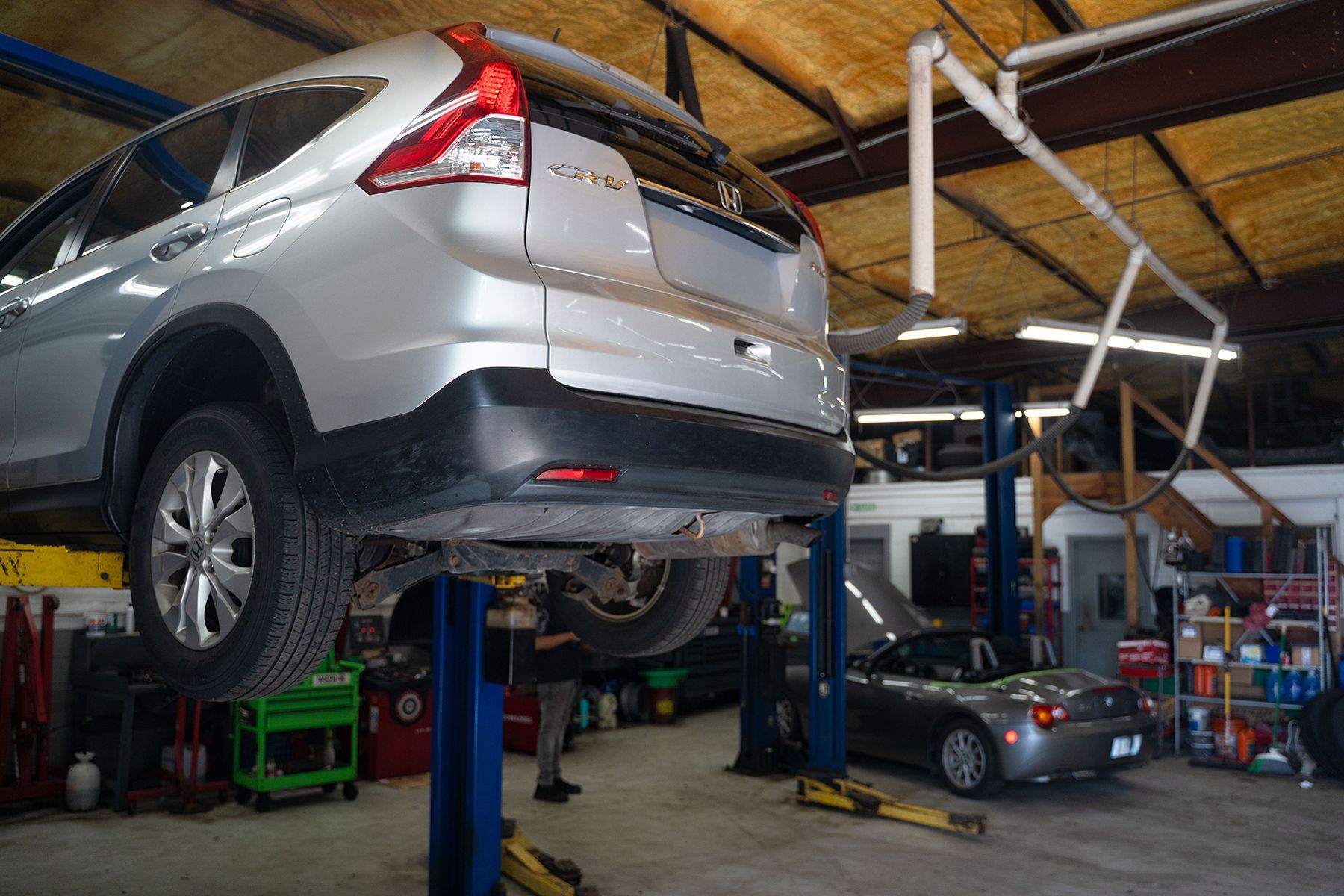 Vehicles inside of our garage in Fishkill, NY | Jimmy's Auto Outlet