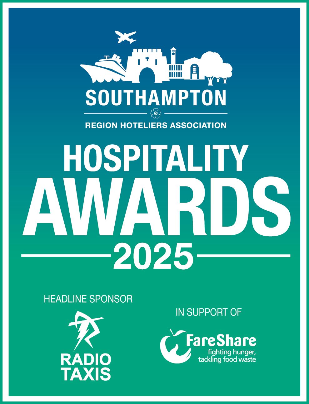 Southampton Hospitality Awards 2025 logo. F