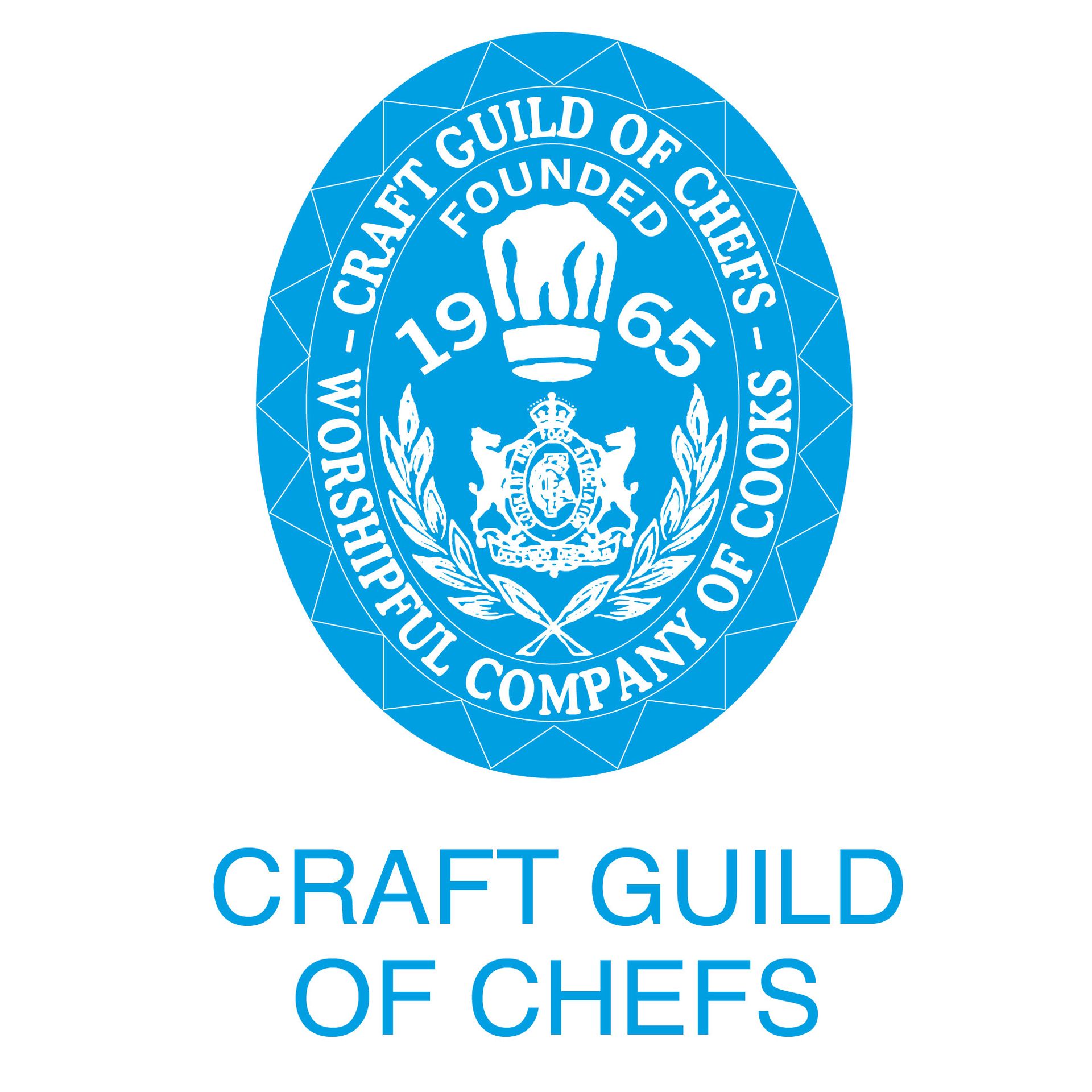 Blue oval logo: 