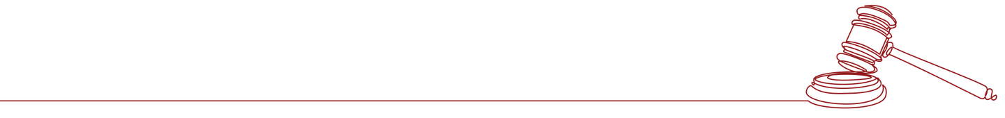 Red Gavel Divider