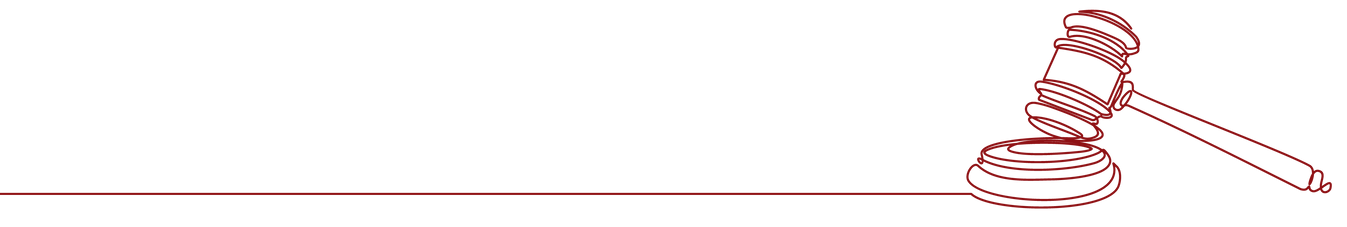 Red Gavel Divider