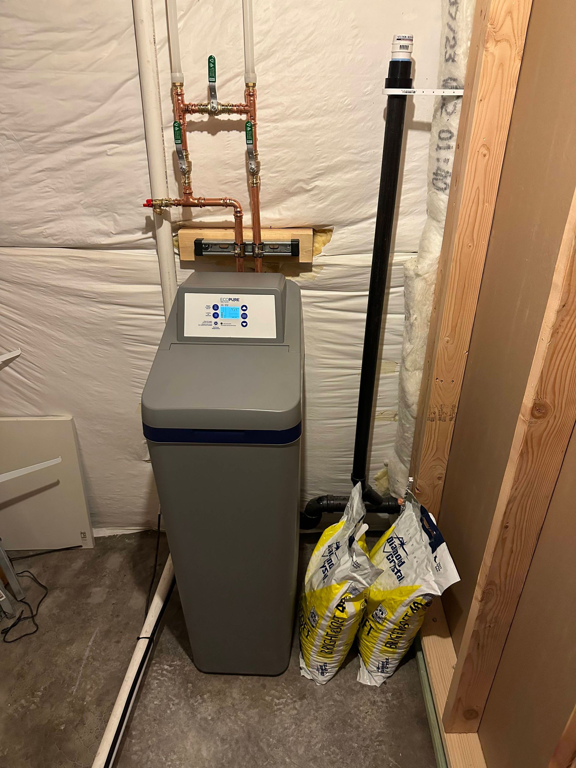 Home water filtration system installation by Modtech inc.