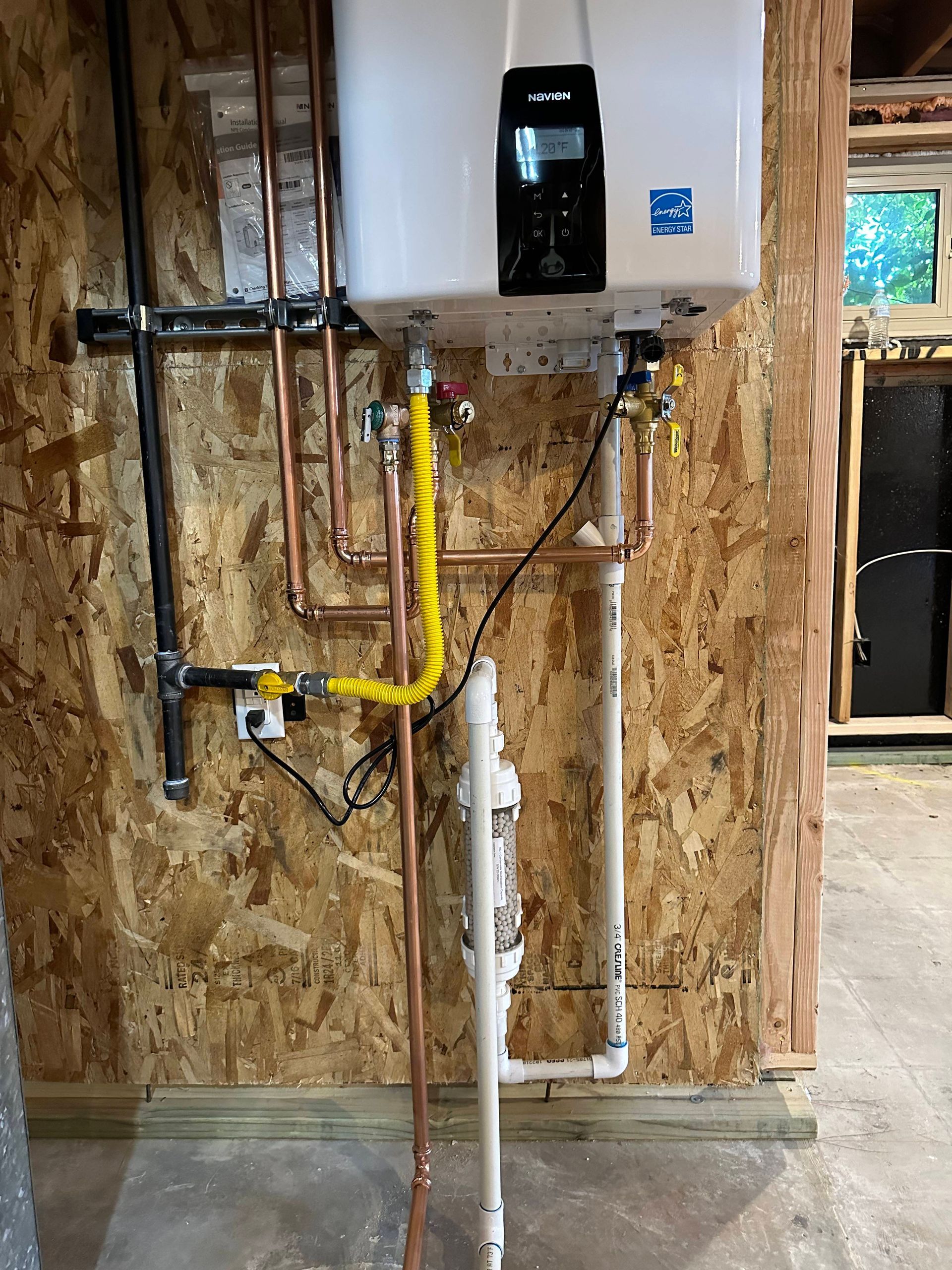 Hot water on demand.