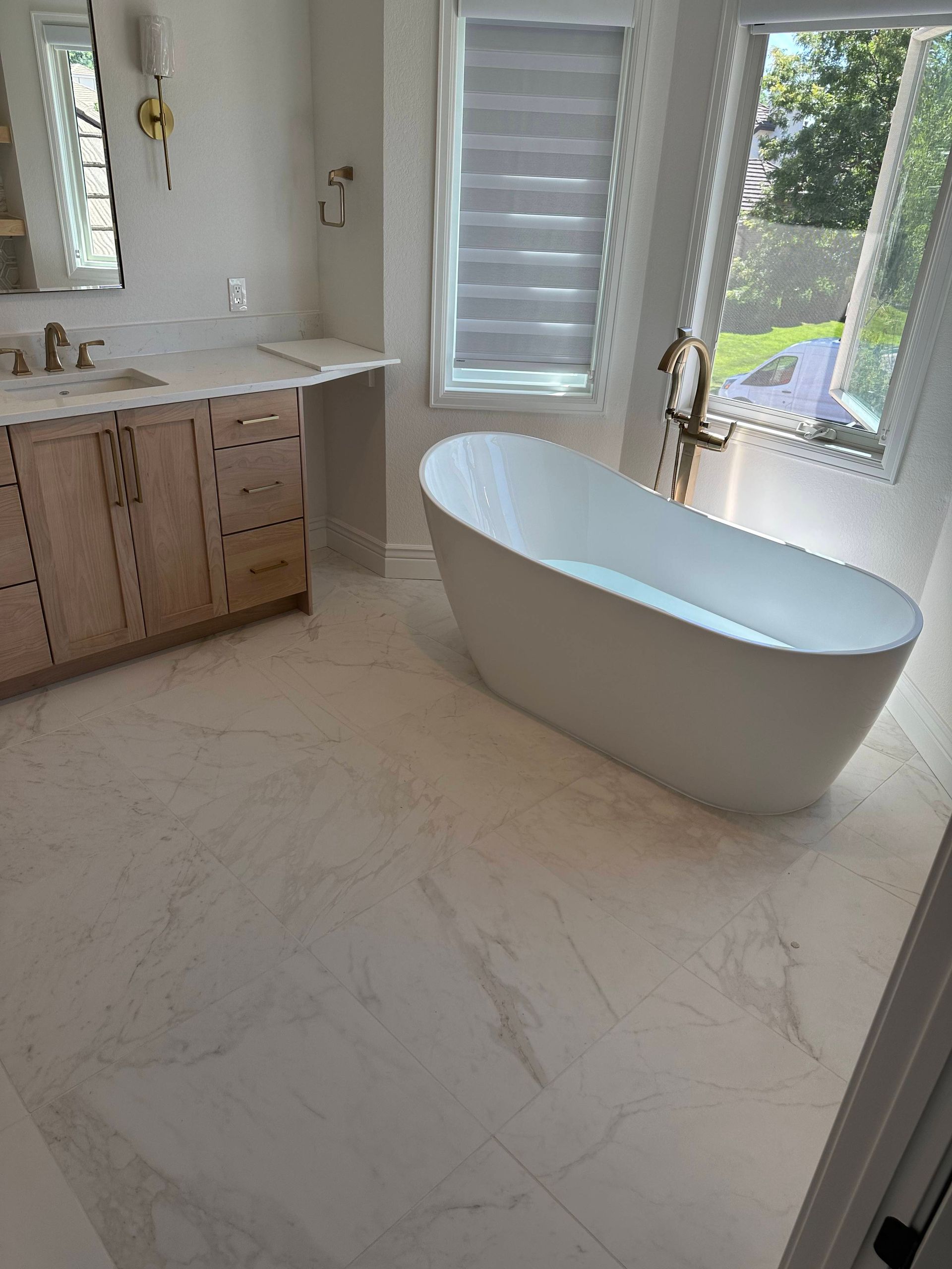 Bathroom tub plumbing service in Boulder, CO.