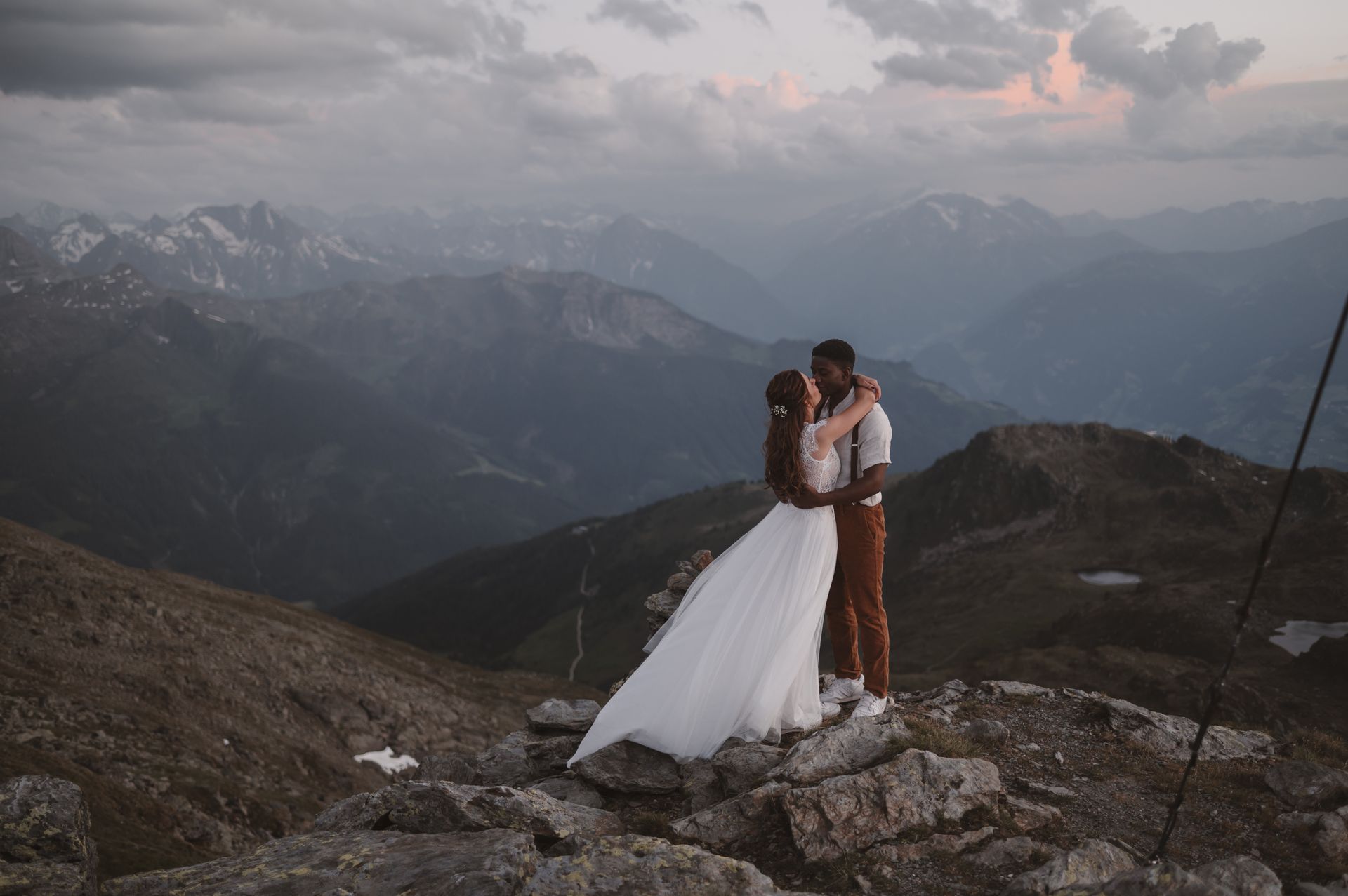 Berghochzeit Hochzeitspaar