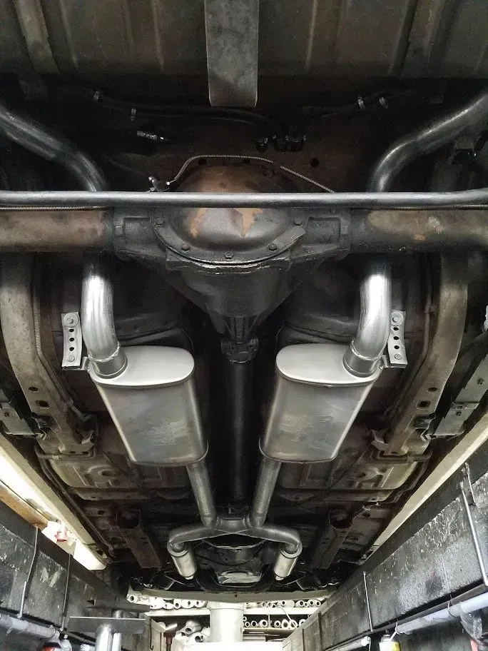 The underside of a car | Ed Hanson's Muffler Service