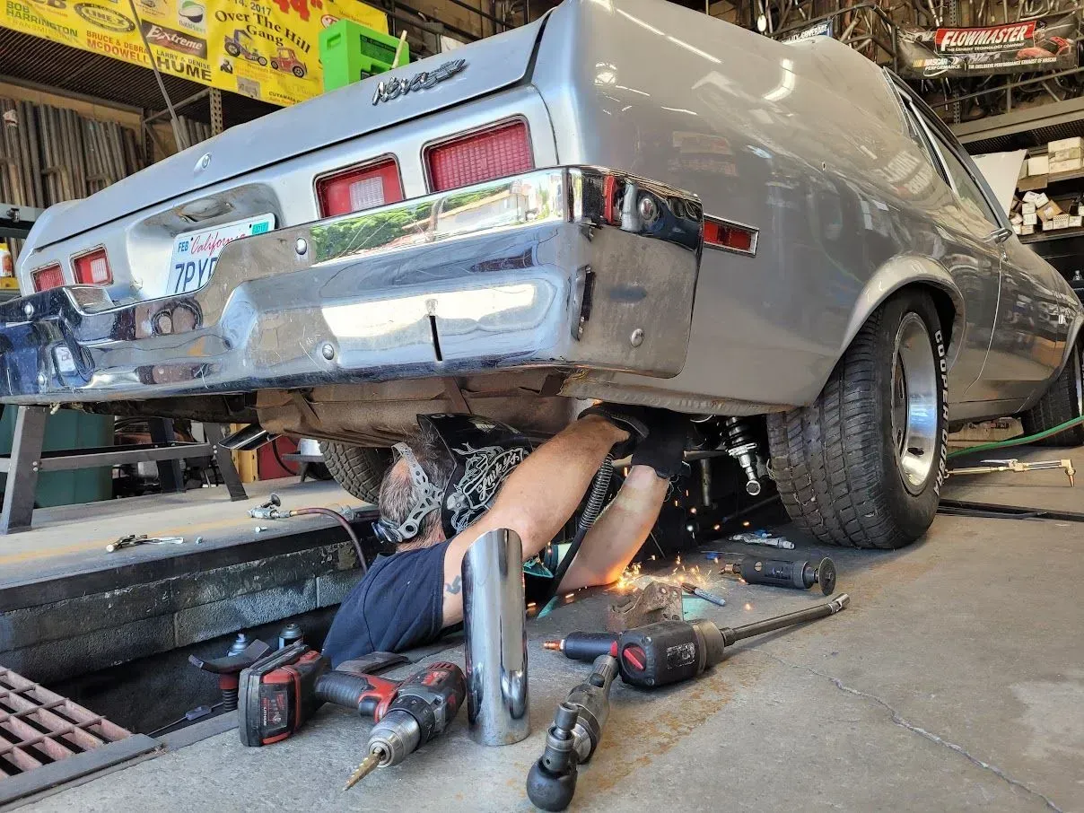 Our Mechanic Works on Exhaust System in Spring Valley, CA | Ed Hanson's Muffler Service