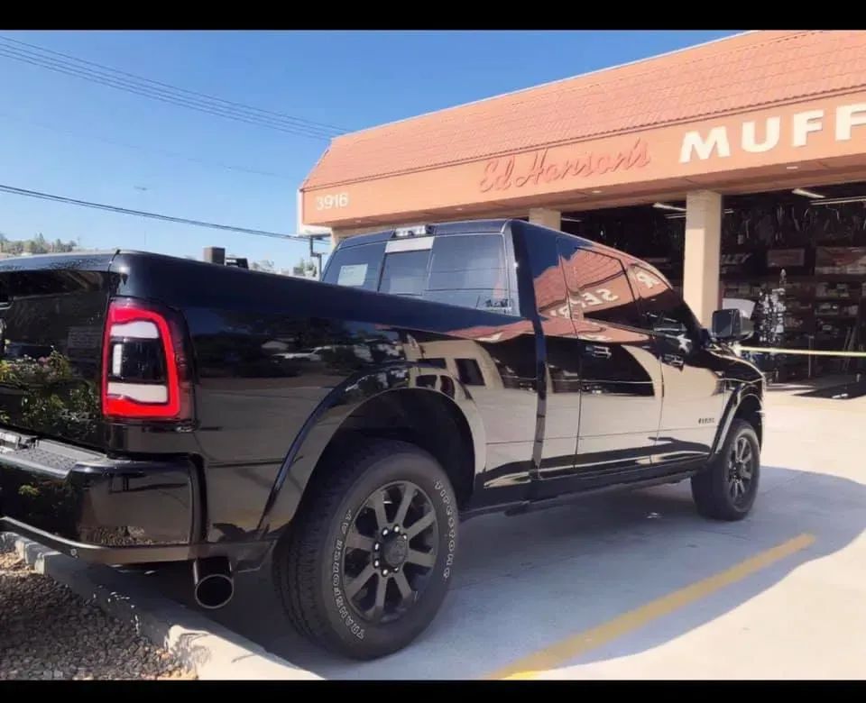 Black Truck | Ed Hanson's Muffler Service