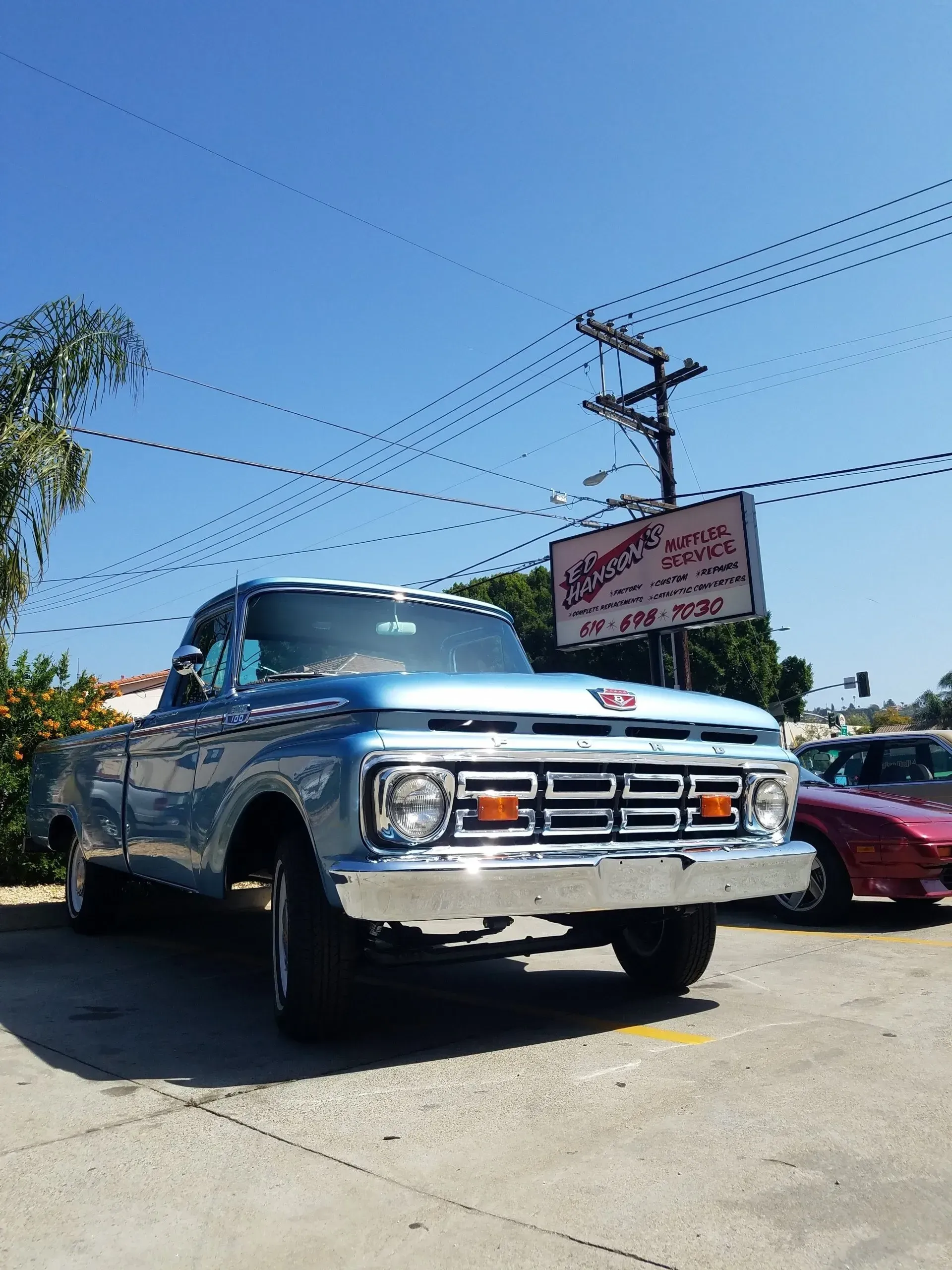 Blue Truck | Ed Hanson's Muffler Service