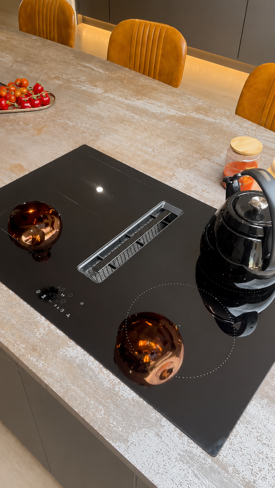 Downdraft Extractor in Kitchen 