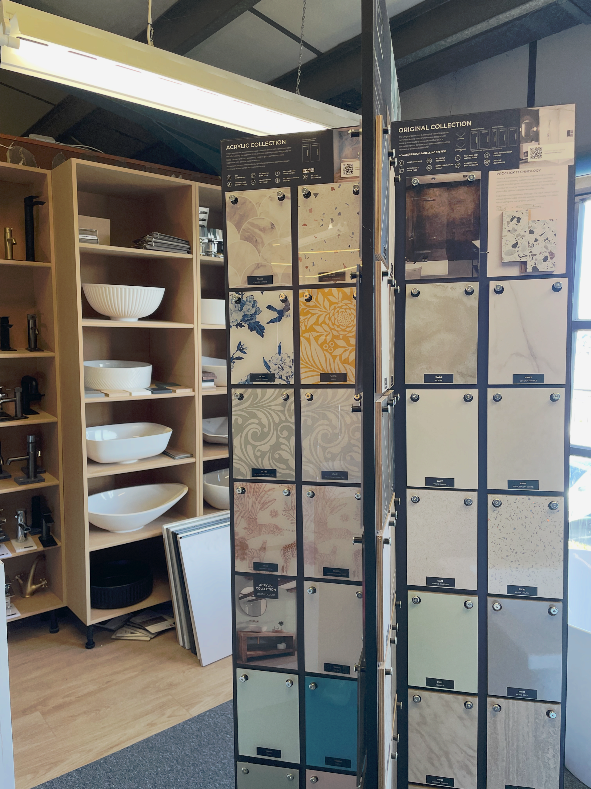 Bathroom Tile in Swadlincote Showroom